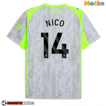 Moške Nogometnih dresov Manchester City Nico Gonzalez #14 Tretji 2025-26 Kratki rokavi